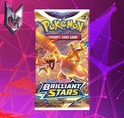 Pokémon Brilliant Stars Booster Pack – Live Break – CiViC MiNiM