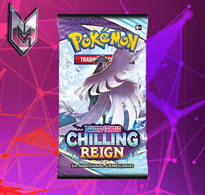 Pokémon Chilling Reign Booster Pack – Live Break – CiViC MiNiM