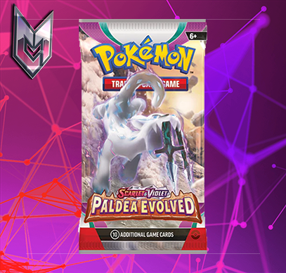 Pokemon Paldea Evolved Booster Pack – Live Break – CiViC MiNiM