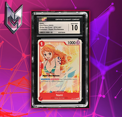 Nami Pre Release CGC Gem Mint 10